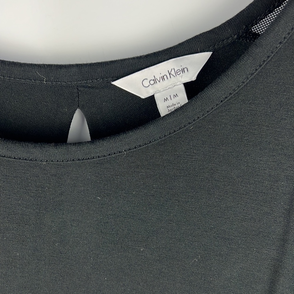Calvin Klein Scoop Neckline Long Sleeve Blouse  Sz:M - Picture 3 of 14